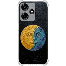 Printify Infinix Hot 30 ile Uyumlu Şeffaf Silikon Kılıf Uv Baskılı Esnek Tpu Kapak 3 No3