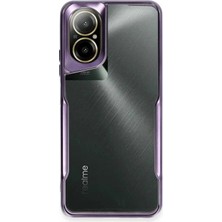 Grandor Realme 12 Lite Kılıf Boyi Silikon Kapak - Derin Mor