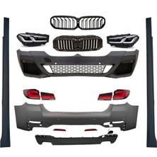 Bmw G30 2017-2020 Gövde Kiti Donusum Lcı Pdc Ön Arka O O Egz Çıkışlı Marşpiyelli Panjurlu Far Stop M A2302214 Wender
