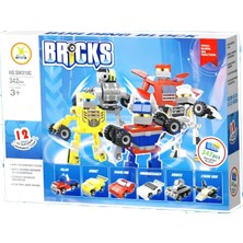 Bricks Kızılkaya Yapı Blokları Transformers 342 Parça