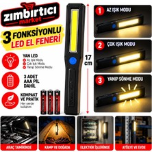 Zımbırtıcı 3 Fonksiyonlu LED Fener (PANTHER)