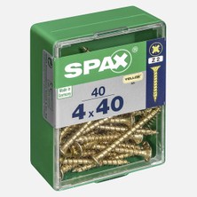 Spax Havşa Vida Sarı 4X40