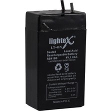 Lightex LT-41N 4V 1 Ah Bakımsız Işıldak Aküsü