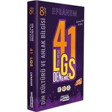 Ddy Yayınları 8. Sınıf Lgs Din Kültürü ve Ahlak Bilgisi Efsane 41 Deneme