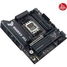 Asus Tuf Gamıng B850M-PLUS Wıfı7 Ddr5 HDMI Dp-Typec Pcıe 5.0 Am5 Matx