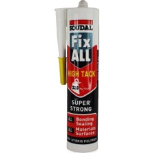 Soudal Fix All High Tack Beyaz Korniş Yapıştırıcı Montaj Silikonu 1 Adet Süper Güçlü Yapıştırıcı