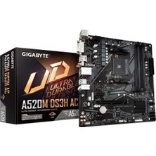 GIGABYTE A520M-DS3H-AC DDR4 HDMI DP PCIE 4.0 AM4 mATX WIFI
