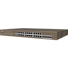 Tenda 24PORT Poe 410W 4-Sfp Gigabit Yönetilebilir Switch TEG5328P-24-410W