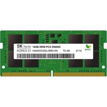 Hynix Hynıx 16GB Ddr4 3200MHZ Ecc Notebook Ram Value HMA82GS7DJR8N-XN