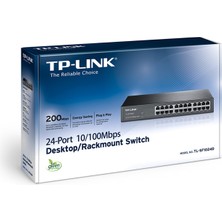 TP-Link Tp-Lınk 24PORT 10/100 Yönetilemez Switch TL-SF1024D