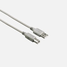 Hama USB 2.0 A Fiş - B Fiş Gri 5m