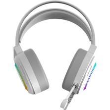 Gamebooster Hammer 7.1 Rainbow Beyaz Gaming Kulaklık H02W