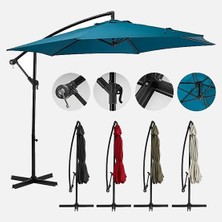 Sunfun Toscana Şemsiye Mavi 300 cm