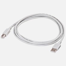 Hama USB 2.0 A Fiş - B Fiş Gri 1.5m