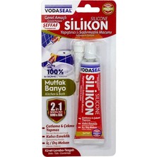 Vodaseal Silikon Şeffaf Tüp 50 ml