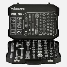Wisent Wil 50 1/2 Dr Lokma Anahtar Set 50 Parça
