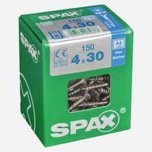 Spax Havşa Vida A2 Paslanmaz 4X30