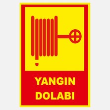 Ekstrafix YF072 12X25 Fosforlu Yangın Dolabı