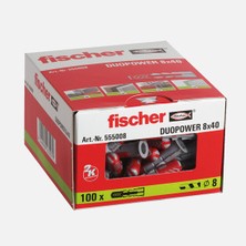 Fischer Duopower 8X40 mm Dübel 100'LÜ Paket
