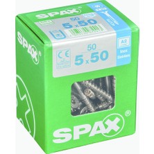 Spax Havşa Vida A2 Paslanmaz 5X50