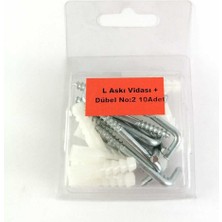 Bijonsan L Askı Vidası+Dübel No2