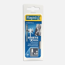Rapid Perçin 4,8X10 mm Paslanmaz Matkap Ucu 50 Adet