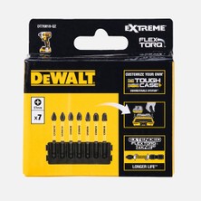 Dewalt DT70818-QZ Flextorq 7 Parça 57 mm Ph(Ph1,ph2,ph3) Bits Uç Seti