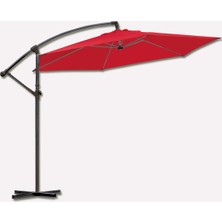 Sunfun Parasol Şemsiye Kırmızı 300 cm