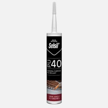 Selsil Pu 40 Genel Amaçlı Pu Yapıştırıcı Siyah 280 ml