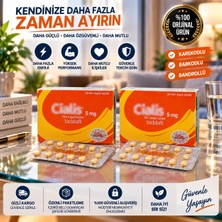 HaDe CIALIŞ5MG_28'LI Tablet x 2 Kutu Tablet % 100 Orjinal Performâns_arttırıci Erkeklere Takviye Geciktırici9 Uzun Süre Etki Sertlestirici8 GIZLIPAKETLEME_20MG_CIÂLIŞ7_HÂP