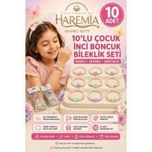Altınoluk Haremia 10'lu Çocuk Bilekliği Seti | Renkli Boncuk Bileklik Hediyelik Çocuk Takı Seti