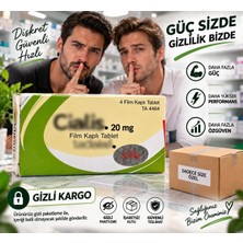 HaDe Ciâlıs 20 Mg 4'lü Tablet % 100 Orjınal CIÂLIS20MG_4'LÜ Tablet Gizlipaketleme CIÂLIS4_HAP Erkeklere GEÇIKTIRICI4_SÜPER Etki SERTLESTIRIÇI5_LIFTÂ4_VIÂGRÂ6_20MG_5MG