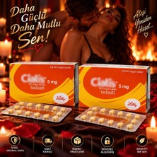 HaDe CIALIŞ5MG_28'LI Tablet x 2 Kutu Tablet % 100 Orjinal Performâns_arttırıci Erkeklere Takviye Geciktırici9 Uzun Süre Etki Sertlestirici8 GIZLIPAKETLEME_20MG_CIÂLIŞ7_HÂP