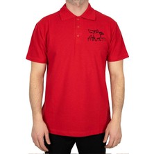 Z zepplin Bıçaklı Kedi Polo Yaka Renkli Tişört