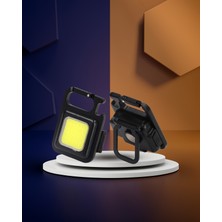 Kaliteyi Bul Mini Taşınabilir Mıknatıslı LED Fener 3 Fonksiyonlu Şarj Edilebilir