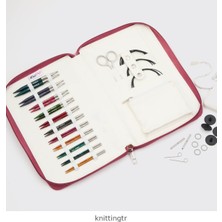 Knitpro Dreamz Regal Değiştirilebilir Misinalı Şiş Seti – 10 cm