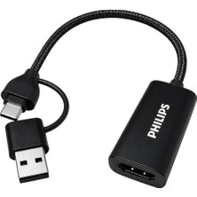 Philips SWR1650F/93 HDMI To Usb-C / USB 3.0 4K Ultra Hd Görüntü Yakalama Kartı