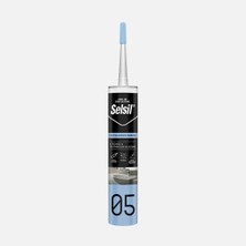 Selsil Mutfak ve Banyo Silikonu (Anti-Küf) Beyaz 280 ml