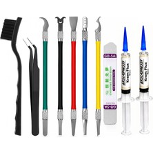 Smnr Elektronik Ic Çip Tamir Ince Spatula Cpu Nand Sökücü Bga Bakım Yardımcı Seti TK40