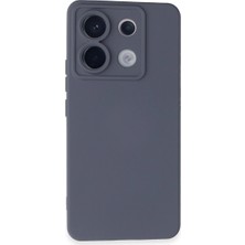 Hubrendy Mep Xiaomi Redmi Note 13 Pro 5g Kılıf Nano Içi Kadife Silikon - Gri