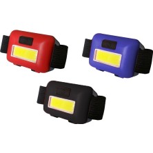 Gold-Police GP-189 3xaaa Pilli Cob LED Kafa Feneri Hafif Kafa Lambası