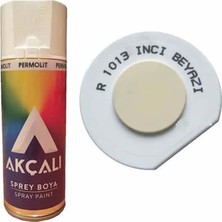 Akçalı R 1013 İnci Beyazı 400 ml Sprey Boya İç/Dış Mekan Kullanımı için Uzun Ömürlü