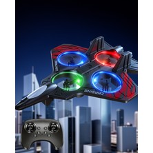 Kaliteyi Bul LED Işıklı Uçak Tasarımı 360 Derece Dönebilen Uzaktan Kumandalı Drone
