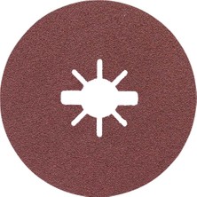 Happy Trend Professional Expert Fiber Zımpara Diski (Metal Için, X-Lock, R444, Ø125 Mm, Granülasyon 80, Delik Çapı: 22,23 Mm)