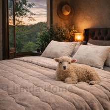 Happy Trend KIŞILIK%100 Merinos Kuzu Yünü Welsoft Yorgan