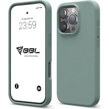Happy Trend iPhone 16 Pro Max Ile Uyumlu Kılıf Ince ve Dayanıklı Sıvı Silikon 3 Katmanlı Tam Kaplamalı Şık Yumuşak Jel Hissi Yüksek Kalite Kauçuk Telefon Kılıfı (Yeşil)