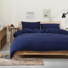 Happy Trend Tek Kişilik 160X220 Nevresim Yorgan Kılıfı - Lacivert