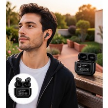 Kaliteyi Bul Kulak Içi Bluetooth Kulaklık Dokunmatik Ekranlı Siyah