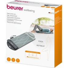 Happy Trend Mg 280 Yoga ve Germe Matı, Kasları Germek ve Gevşetmek Için, Boyun, Omuzlar ve Sırt Için Masaj Matı, Gri, Katlanabilir