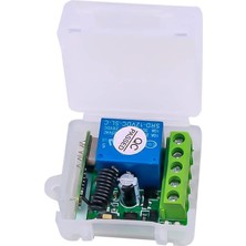 Happy Trend Röle Alıcısı, 12 V Dc 1 Ch Uzaktan Kumanda Anahtarı, Kablosuz, Evrensel, 433 Mhz Düğme Modülü, Verici, Dıy Kiti